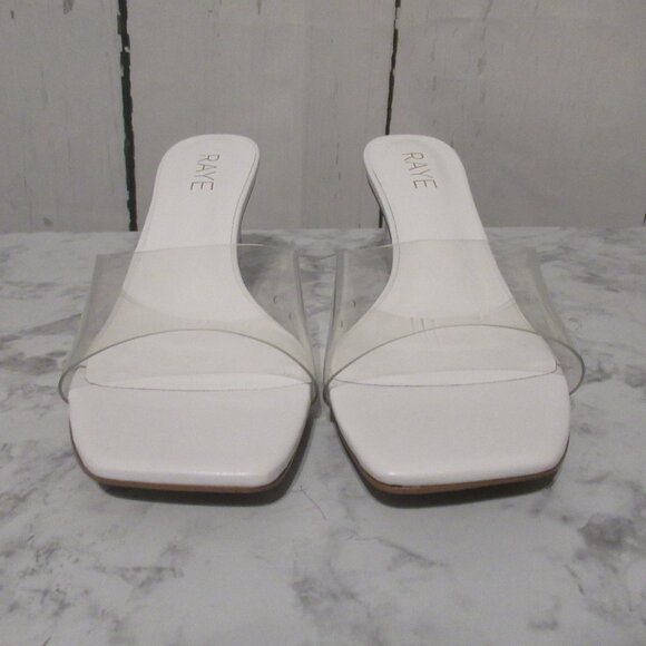 Raye Ani Wedge Sandals Clear White Lucite Revolve - Picture 4 of 10
